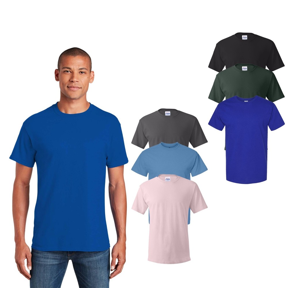 Hanes Essential-T Men’s T-Shirt, Short Sleeve Classic Fit Tee, Mixed Color S-5XL