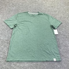 Lucky Brand Shirt Mens Medium Green Venice Burnout Tee Tagless Crewneck Jersey