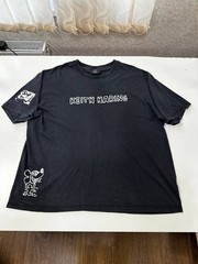 Limited Edition Disney Mickey Mouse x Keith Haring Grey T-Shirt 2XL XXL Japan