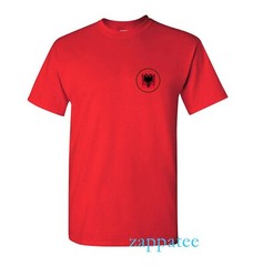 Albania T Shirt – Red Albanian flag tee
