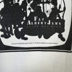 Vintage Fat Albert Shirt Mens XL White 90s USA Mushmouth Cartoon Rare Parody USA