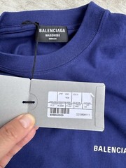 Balenciaga Logo Tshirt Marine Blue | Size XS / XSmall | Normal fit RRP £550