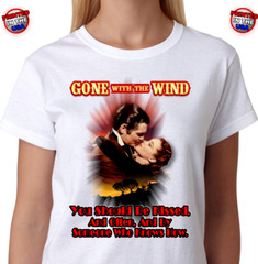 Gone With The Wind Classic Quotes Rhett Butler to Scarlett O’hara T-Shirt Sm-2XL