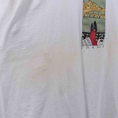 Vintage Jiri Votruba Prague Art T-Shirt XL Praha Czech Coffee Pop Art Boxy Y2K