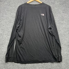 The North Face Classic Fit Graphic Tee Mens XL Black Long Sleeve Outdoor