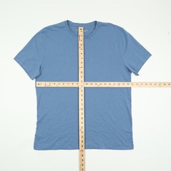 The Men’s Store Pima Cotton Solid T-Shirt Coronet BlueSize M 3410