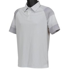 Oakley Dot Sleeves Polo Mens Size S Small Lunar Rock Light Grey Casual Tee Shirt
