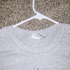 Gildan Heavy Cotton Men’s L Gray Jaguar DNA Graphic Logo Tee