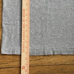 Vintage 90s Lycoming College Shirt Gray Cotton Rayon Size Small
