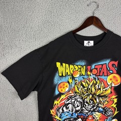 Warren Lotas Shirt Mens XL Black Dragon Ball Z Goku Skull Graphic Tee Anime