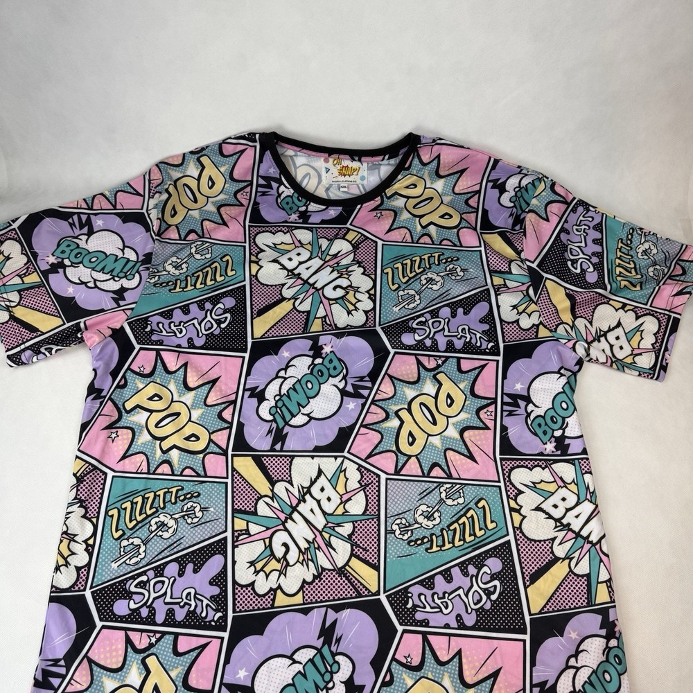 Oh Snap Drill Clothing Co Mens 5XL Comic Pop Art Graphic T-Shirt 9707196