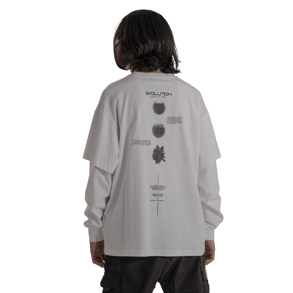 Niepce Men’s Tech Evolution Long Sleeves Tee Streetwear Techwear T-shirt