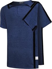 Men’s Post Shoulder Surgery Recovery Shirt Tear Away Short Sleeve Rotator Cuf…