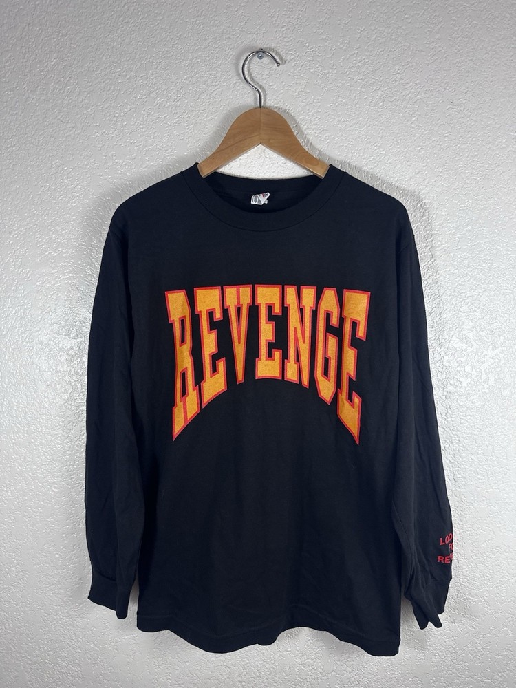 Revenge Summer Sixteen Long Sleeve T-Shirt Black Graphic Size Small