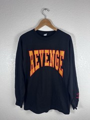 Revenge Summer Sixteen Long Sleeve T-Shirt Black Graphic Size Small