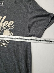 Crazy Dog T-Shirts Coffee Makes Me Feel Less Murdery Funny Sarcastic Tee Men’s M