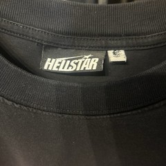 Hellstar Men’s L Black/Pink Logo Graphic Print Crew Neck Cotton Knit T-Shirt