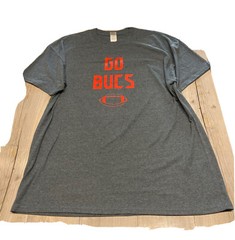 Tampa Bay Buccaneers Mens T Shirt Go Bucs God Bless Our Troops Vets XL