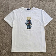 Polo Ralph Lauren Classic Fit Polo Bear Jersey T-Shirt Short Sleeve White
