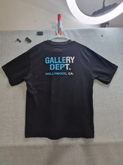 Gallery Dept Souvenir T Shirt Mens Large Black Cotton Logo Printed Relaxed Fit