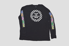 Grateful Dead Mens Good Ol’ Dancing Bears Long Sleeve Black Shirt New 2XL
