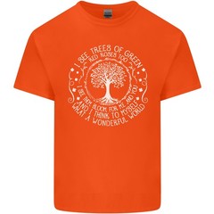 Trees What a Wonderful World Environment Mens Light Cotton T-Shirt