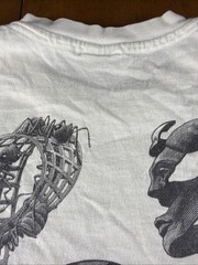 Vintage MC Escher T Shirt Andazia All Over Print Art 90’s Single Stitch White XL