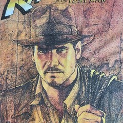 Indiana Jones Raiders Of The Lost Ark Movie Amsel Harrison Ford Shirt NWT Large