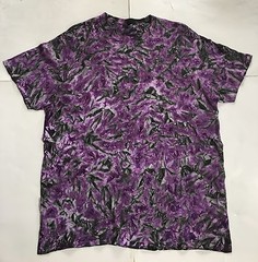 *New* 2XL – Sm Handmade Tie Dye, Grape Licorice Cruncht Crinkle, Crew or V-Neck