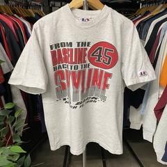 Vintage 1995 I’m Back Michael Jordan NBA Logo Athletic Grey Tee Men Size Large