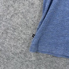Travis Mathew Shirt Mens XL Blue Short Sleeve V-Neck Golfing Cotton Lightweight
