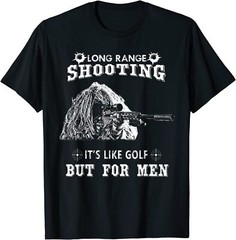 NEW LIMITED Funny Sniper Gifts Long Range Shooting T-Shirt