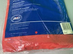 BVD Combed Cotton Pocket T-Shirt XXL 50-52 Red NOS Vintage 1980’s Blank Plain