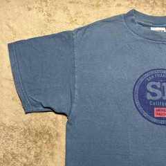 Vintage Tultex San Francisco SF California T Shirt Mens Medium Blue Gray Y2K