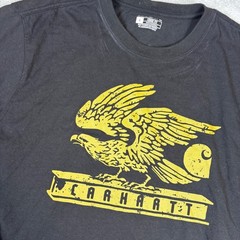 Carhartt Shirts Men L Eagle Graphic Loose Fit Black Workwear Tee