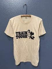 Vintage 1983 Jim Michaels Train Tough Body Building Tee Shirt Large Screen Stars