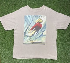 Vintage 90s Disney The Rocketeer Movie Promo Shirt Size XL Beige Made In USA