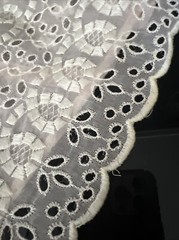 Women’s Vintage Waist Lace Blouse Bows Lightweight 60s 70s