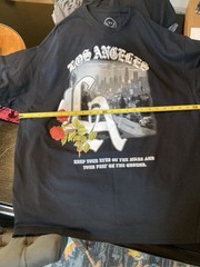 CVLA Los Angeles Rose Black Shirt 2xl Irregular