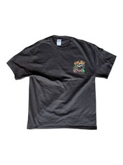 VINTAGE DELTA REBEL TIL I DIE SKULL T SHIRT GUNJA WEED Size L