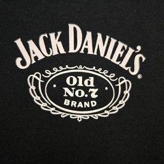 Jack Daniel’s JD Old #7 Short Sleeve Tee T-Shirt Adult Black 3XLarge 3XL DISPLAY