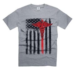 American Medical Flag Shirt Patriotic Shirts Nurse Doctor Shirts RN EMT Shirts