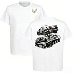 Firebird Trans Am Muscle Car 2-Sided T-Shirt 4th Gen Trans Am Graphic Tee