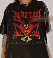 Alastor Hazbin Hotel Shirt, Cartoon Merch Gift For Fans Unisex S-5Xl