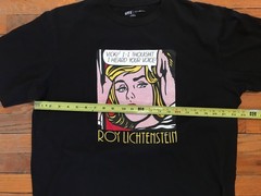 Vintage VICKI! I THOUGHT I HEARD YOUR VOICE! Black Roy Lichtenstein Tshirt~LARGE