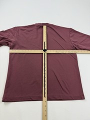 Uniqlo U Shirt Mens Medium Purple AIRism Relaxed Fit Cotton Tee Lightweight