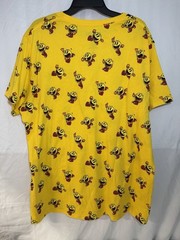Pac-Man All Over Print T-Shirt Men’s 2XL Yellow Namco C-Life Group Graphic Tee