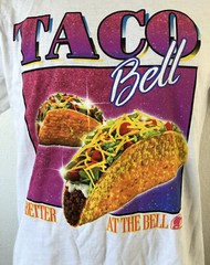 TACO BELL BETTER AT BELL Employee Work Mexican Vacation FoodAdult T-shirt NWOT S