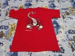 Vintage Scorpion Bay T-Shirt Mens 80s Skate Surf Beach USA Made Puff Print