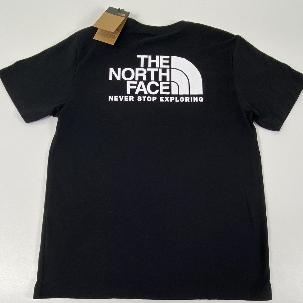 The North Face Men’s Crew Neck Short Sleeve Logo Graphic Tee M Cotton Jersey